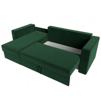Угловой диван Принстон (велюр зелёный) - Изображение 4